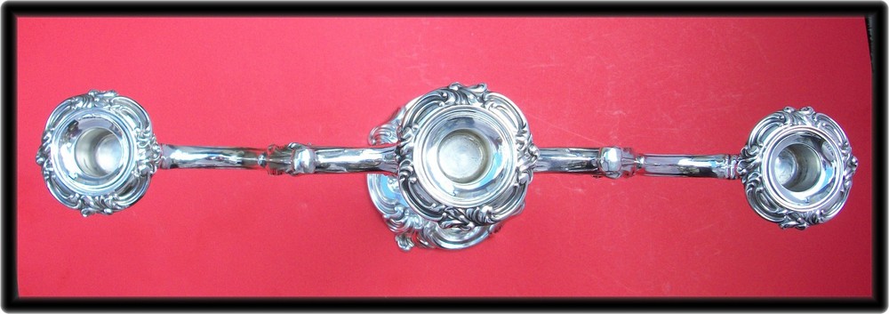 Reed and Barton Rococo Revival style Candelabra