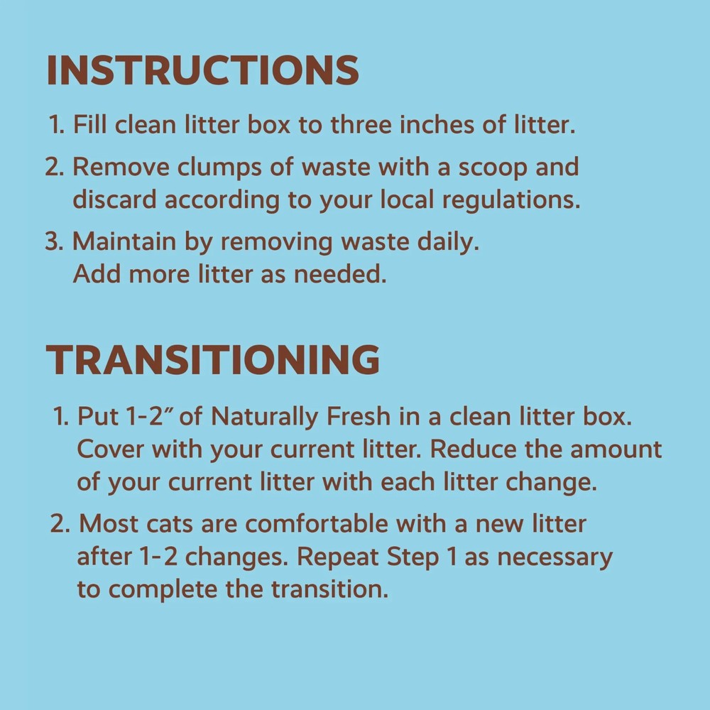 2 Pack Naturally Fresh Multi-Cat Litter, 26 lb. Bag