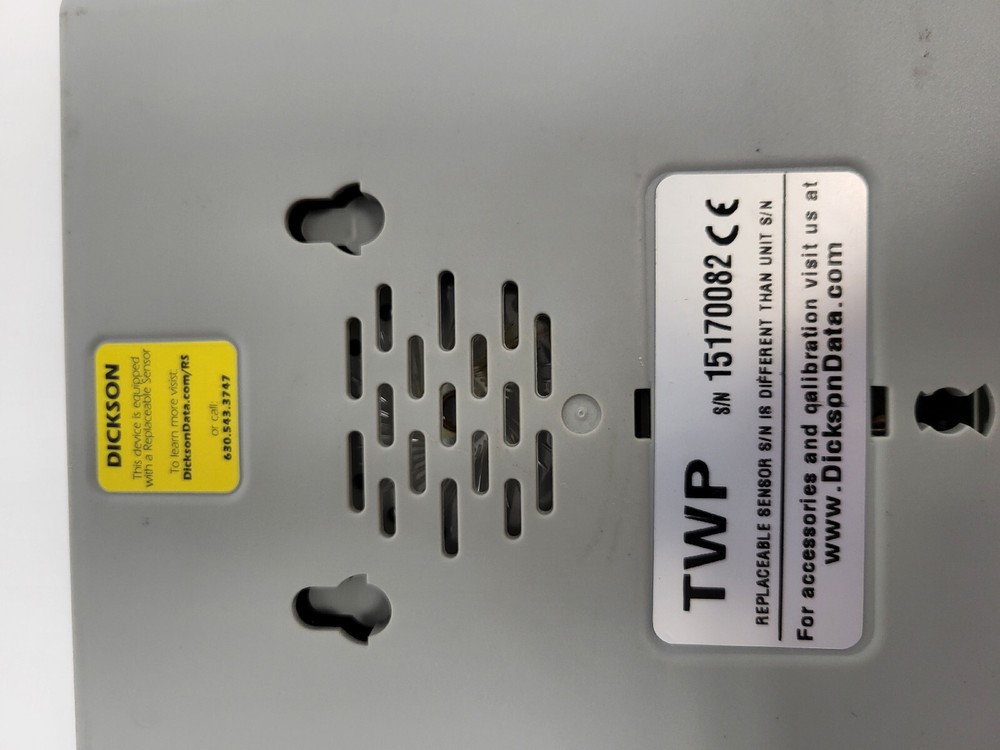Dickson TWP DicksonOne Touch 8" Data Logger, PoE, No Sensor Parts (Powers On)