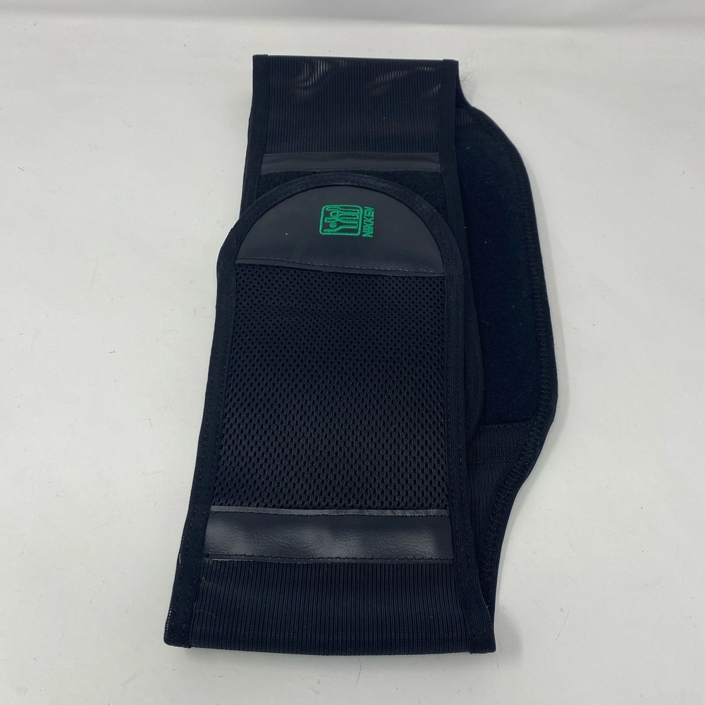 NIKKEN KenkoTherm Back Belt Black Medium 18221 Adjustable Support