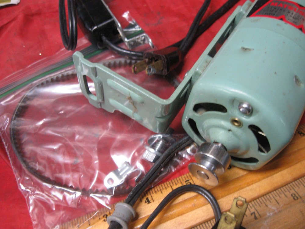 Dressmaker Sewing Motor Light Socket On/Off Switch MATSUSHITA Unknown Model #