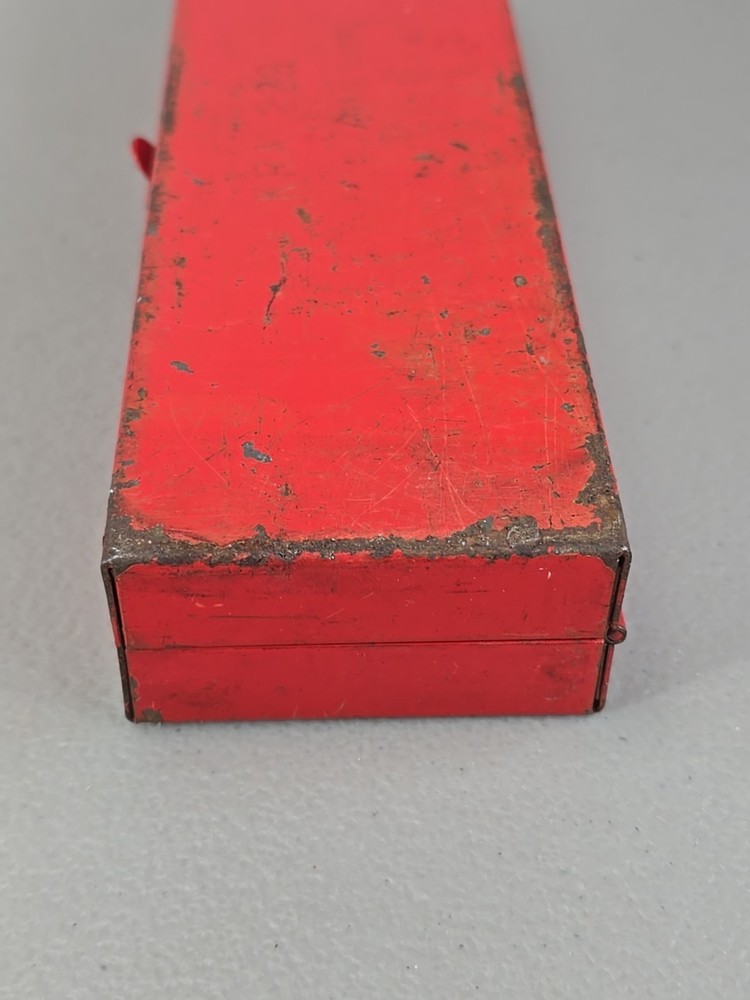 Vintage SNAP-ON KRA-229 1/4" Socket Tool Metal Box Empty No Tools