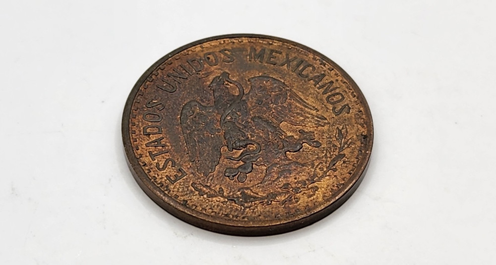1939 Mexico 2 Centavos Coin - KM#419
