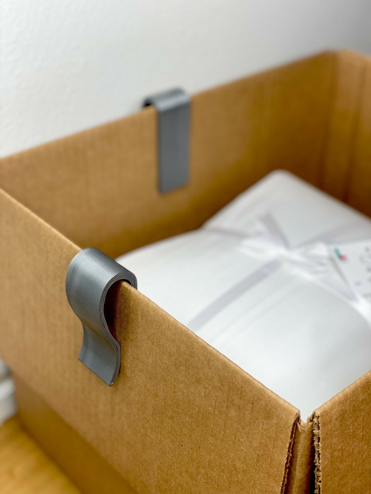 Cardboard Box Flap Holder Clips Packaging Shipping