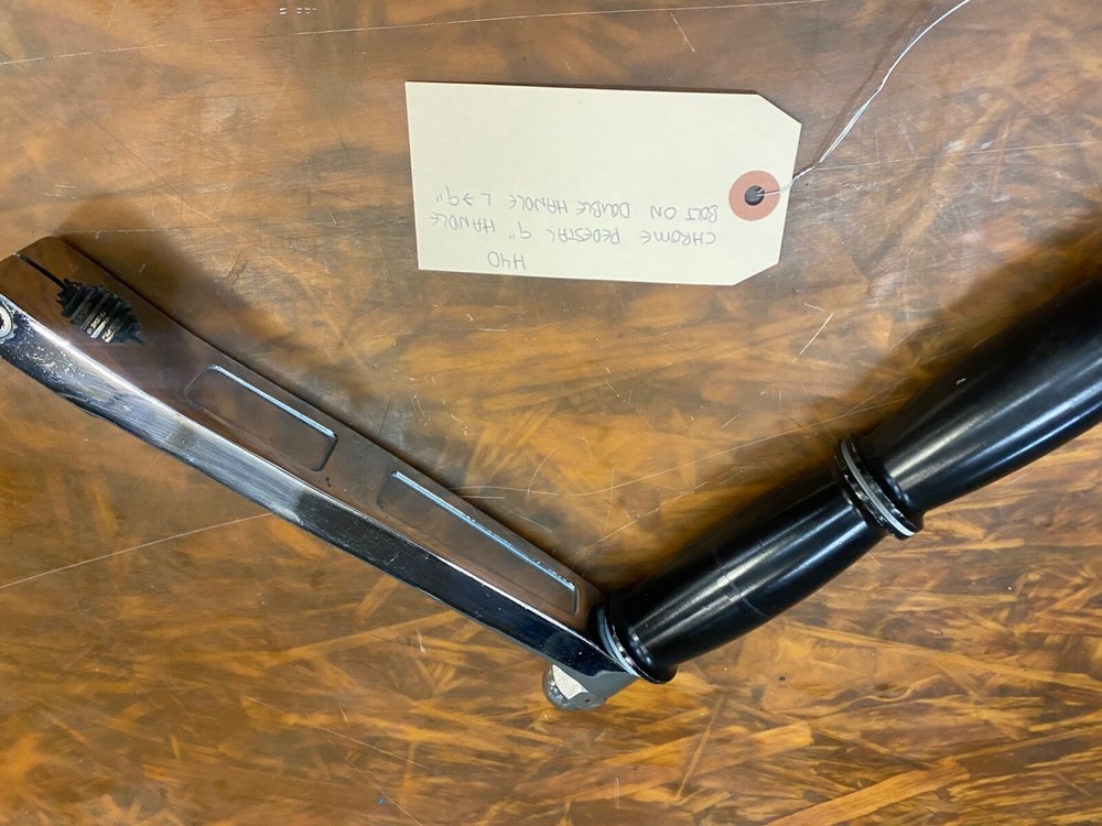 Chrome Pedestal Winch Handle 9" bolt on double handle, length 9"