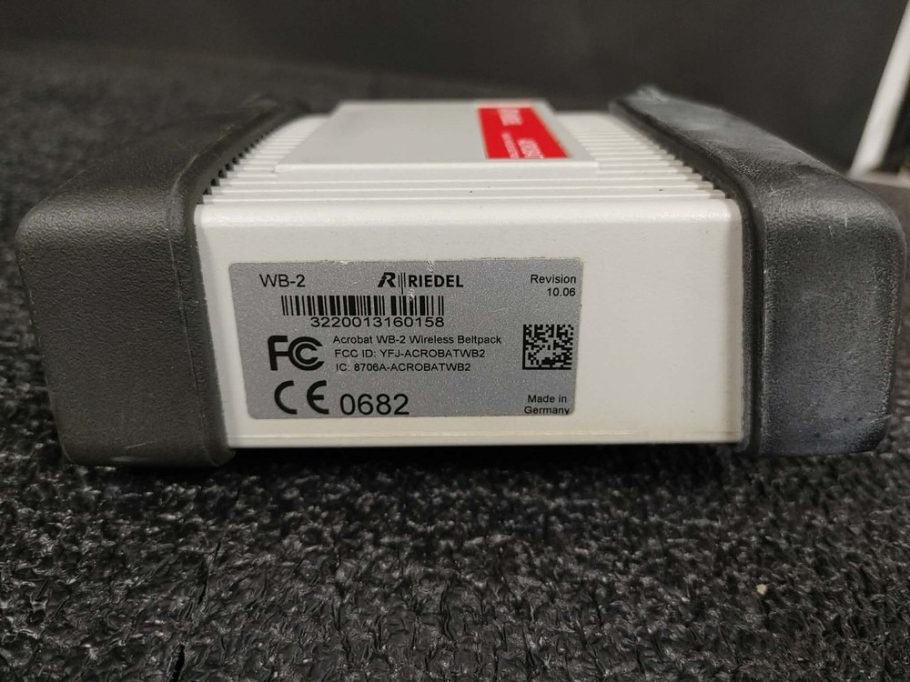 Riedel WB-2 Acrobat Digital Wireless Intercom Wireless Beltpack Headset Station