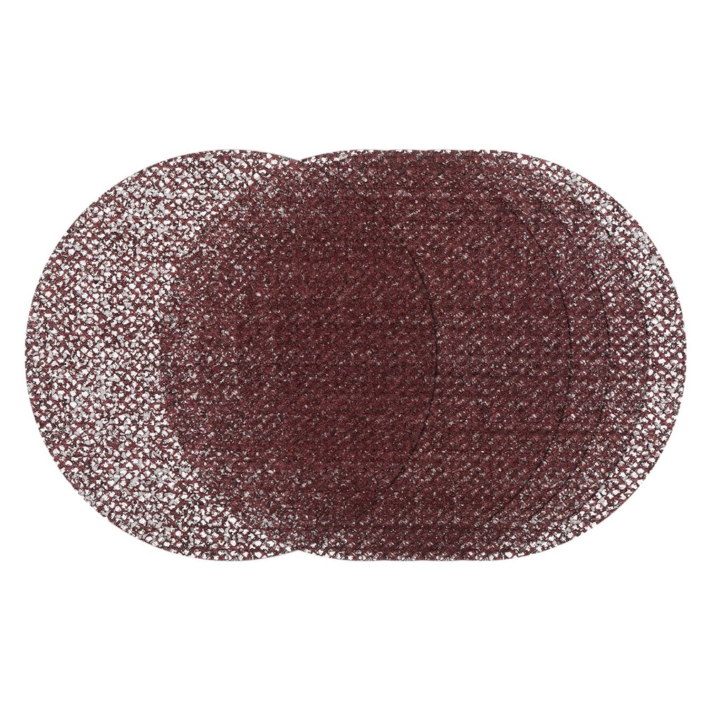 25 Pcs 3 Inch 40 Grit Hook and Loop Grid Sanding Discs
