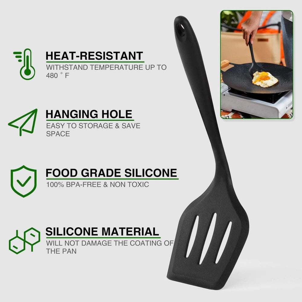 Camping Essentials Cookware Cooking Utensils Set - Portable Camp Kitchen Mess...