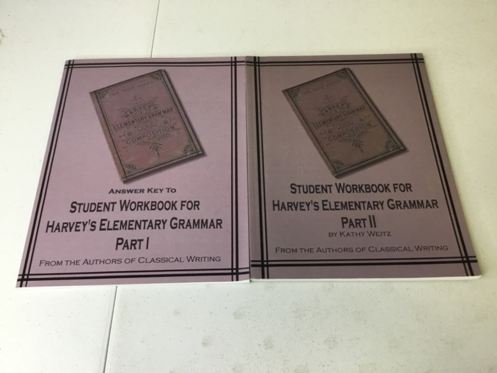 Student Workbook for Harvey’s Elementary Grammar 1&2. New, TPB