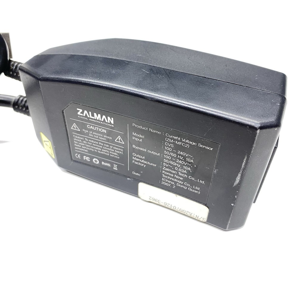 Zalman ZM-MFC2 Multi Fan Controller Switch Digital LCD Screen Power Consumption