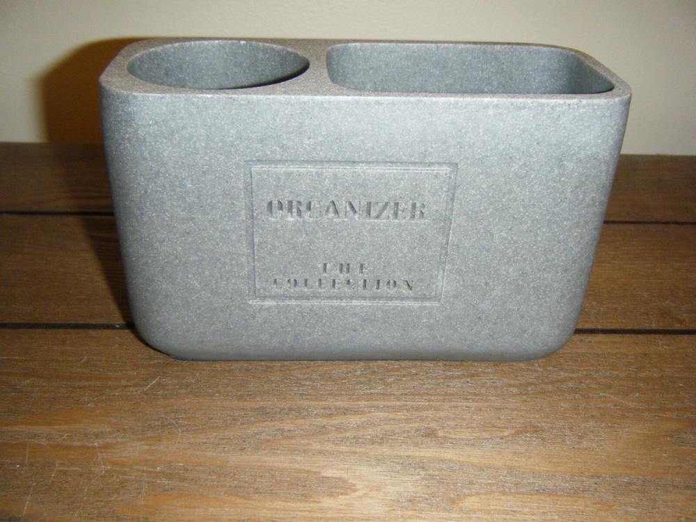 DESK CADDY GRAY RESIN