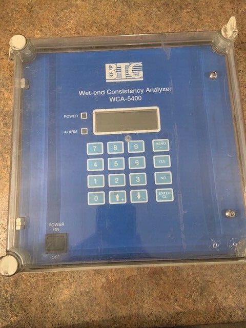 BTG WCA-5400 WET-END CONSISTENCY ANALYZER