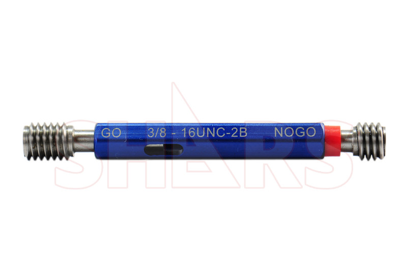Shars 3/8-16UNC Go/No Go Double End Thread Plug Gage Class 2B New ![