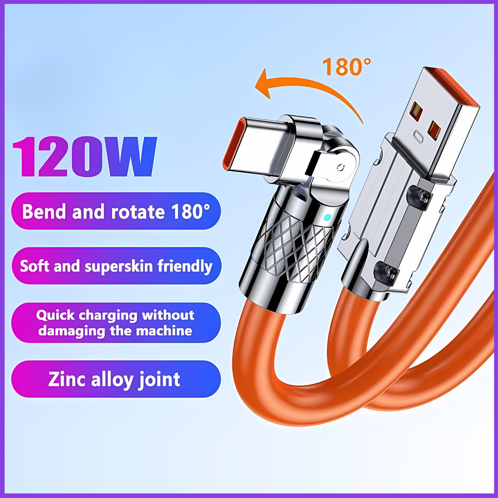 Chubby 2.0 USB Extra Durable Fast Charging Cable For USB C to C Type-C Cables.