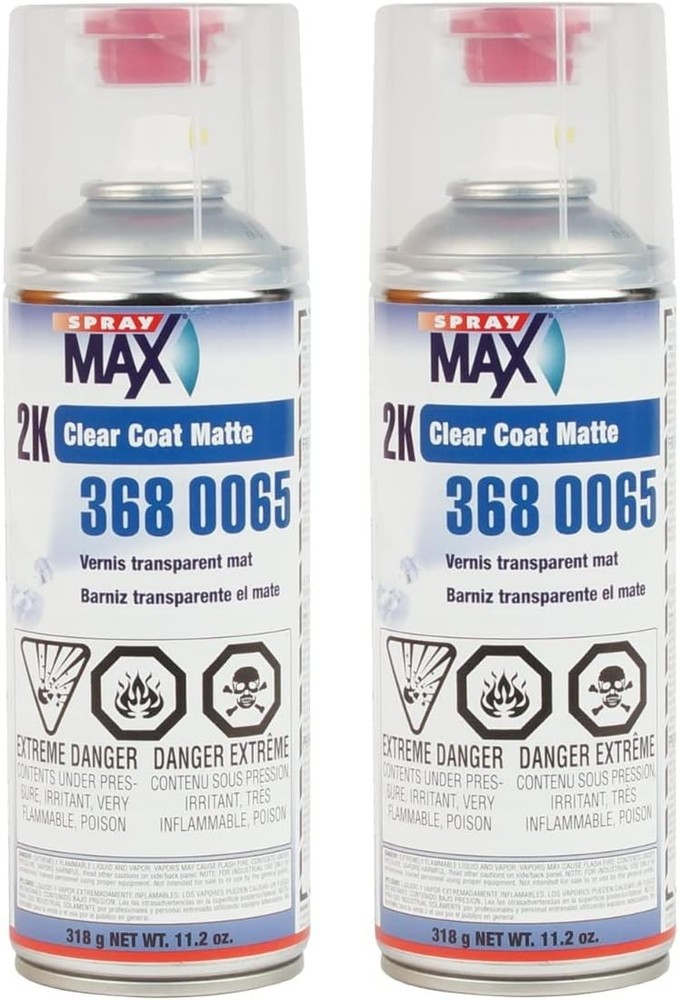 2K Matte Clear Coat 400 ml 2 Pack