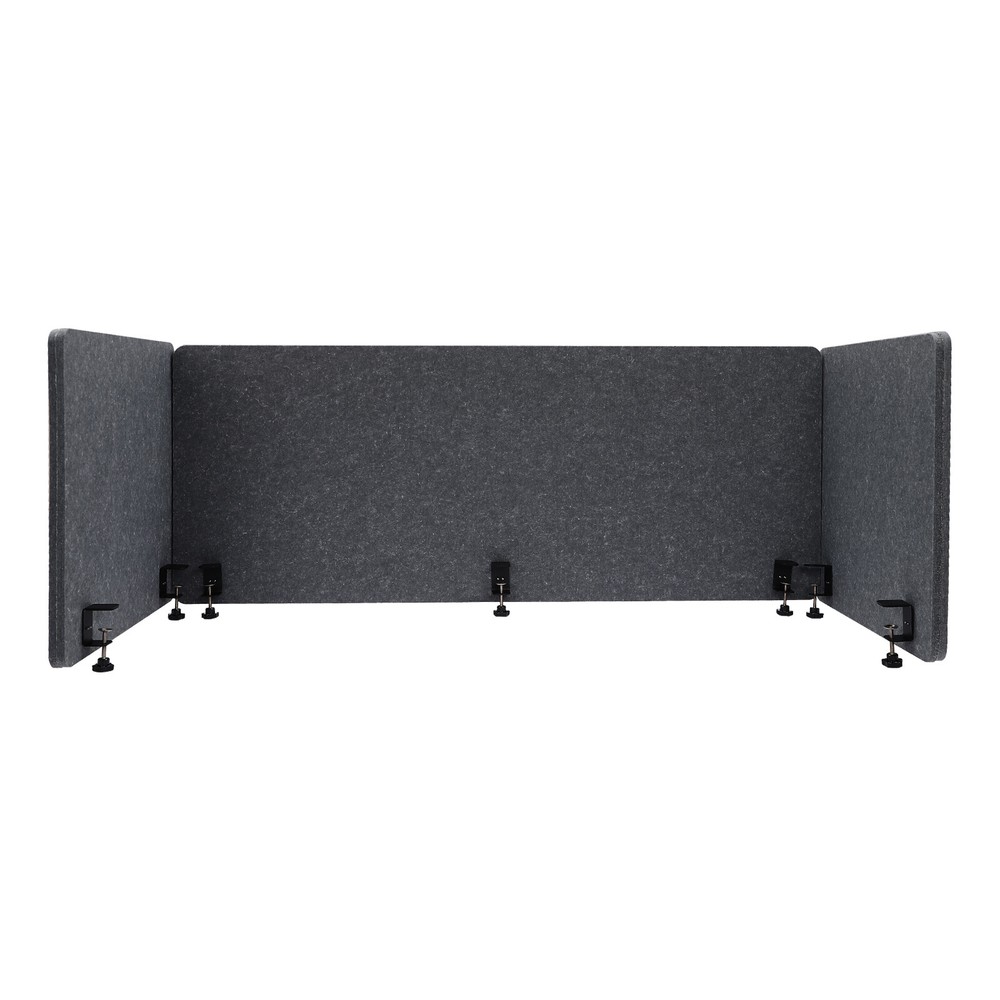 Desk Privacy Divider Clamp-on Table Mounted Office Partition for School Studio