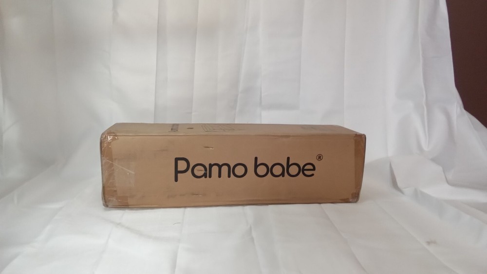 Pamo Babe Comfortable Pack N Play, Sturdy Play Yard with Mattress -Black