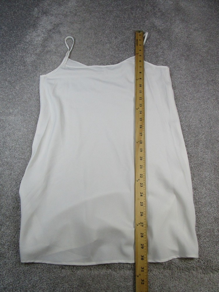 Uniqlo Tank Top Womens Small White Satin Pullover