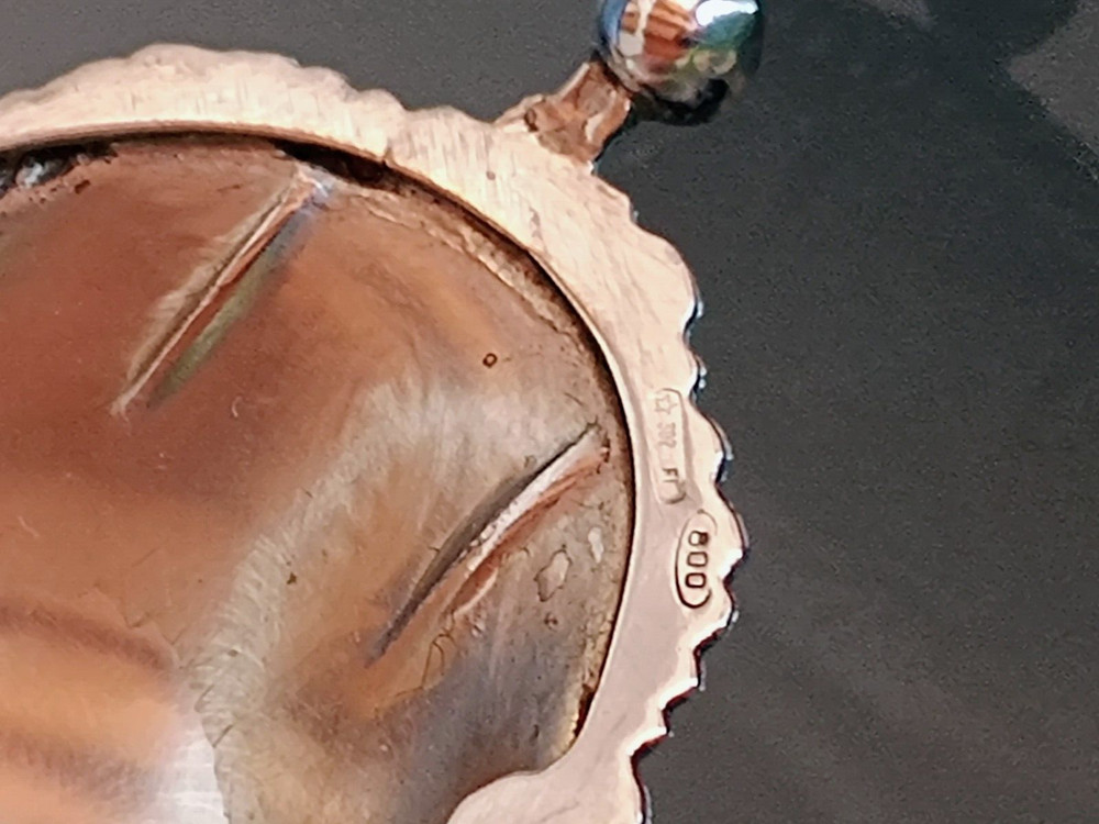 800 Silver miniature, microfusion purse