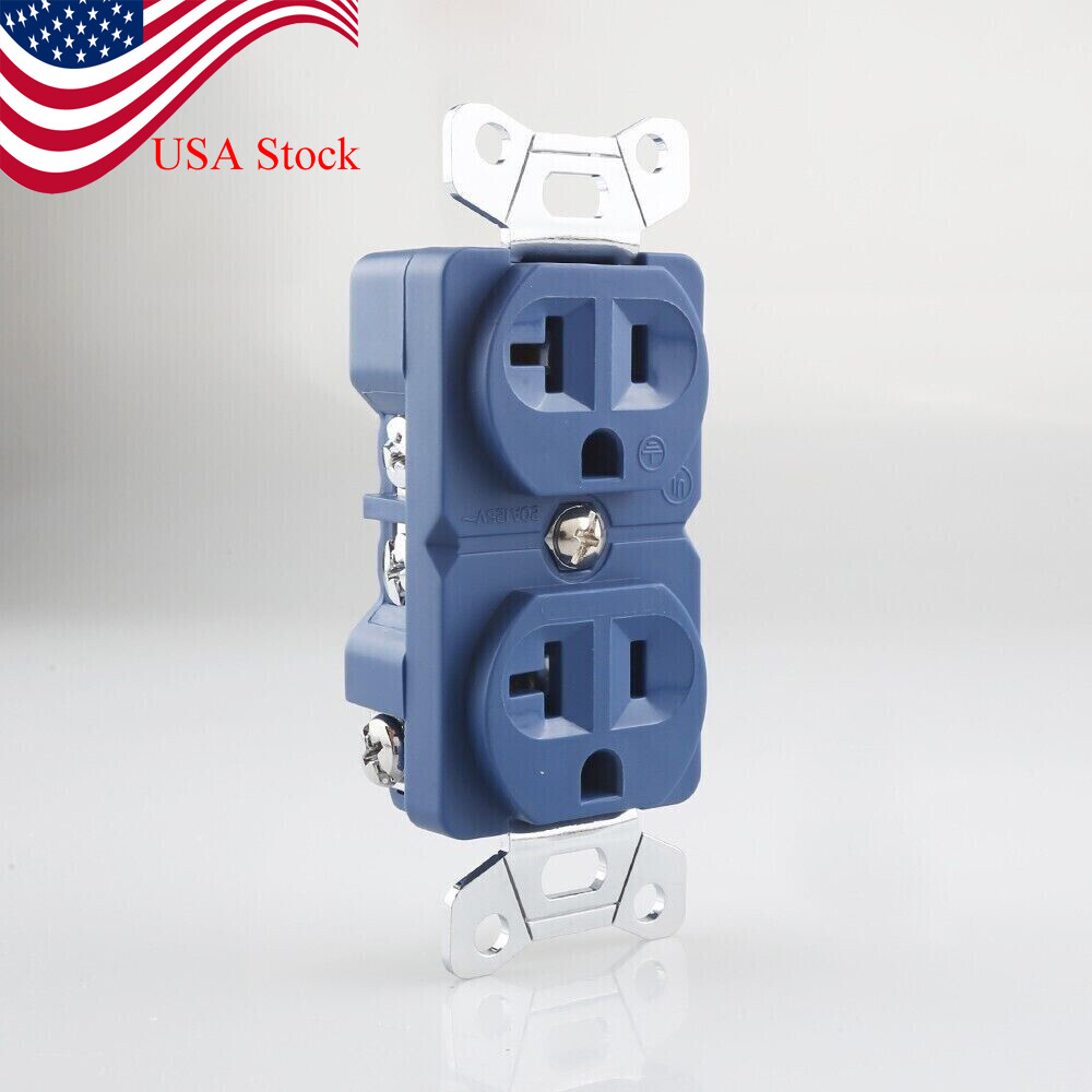 Rhodium Pure Copper US Power Receptacles Socket Outlet Wall Duplex Distributor