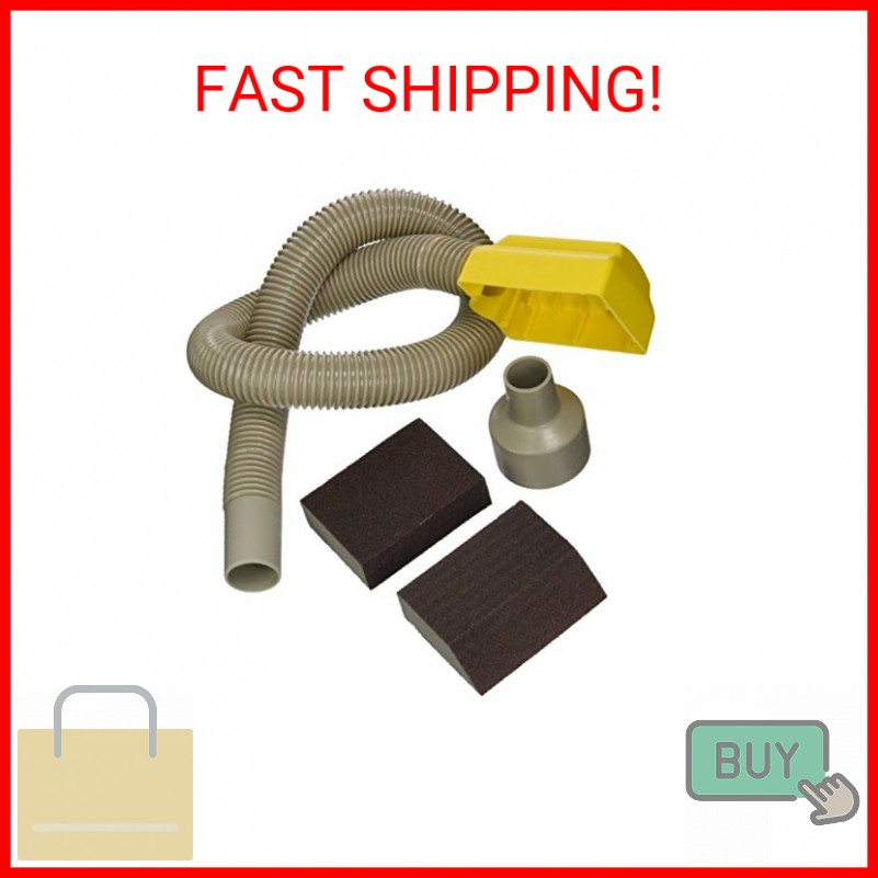 HYDE 9160 Dust-Free Sponge Sander, 1-(Pack),Black