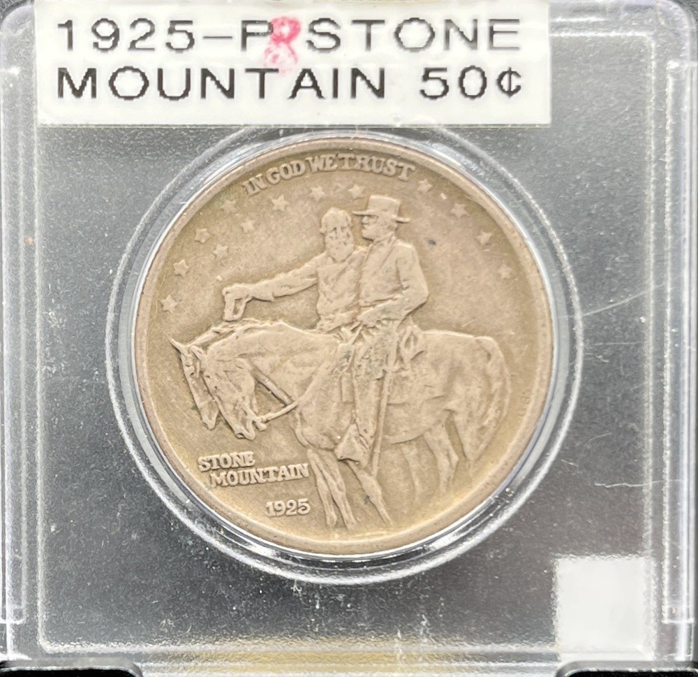 1925 Stone Mountain Memorial Silver Commemorative Half Dollar – Lee Jackson