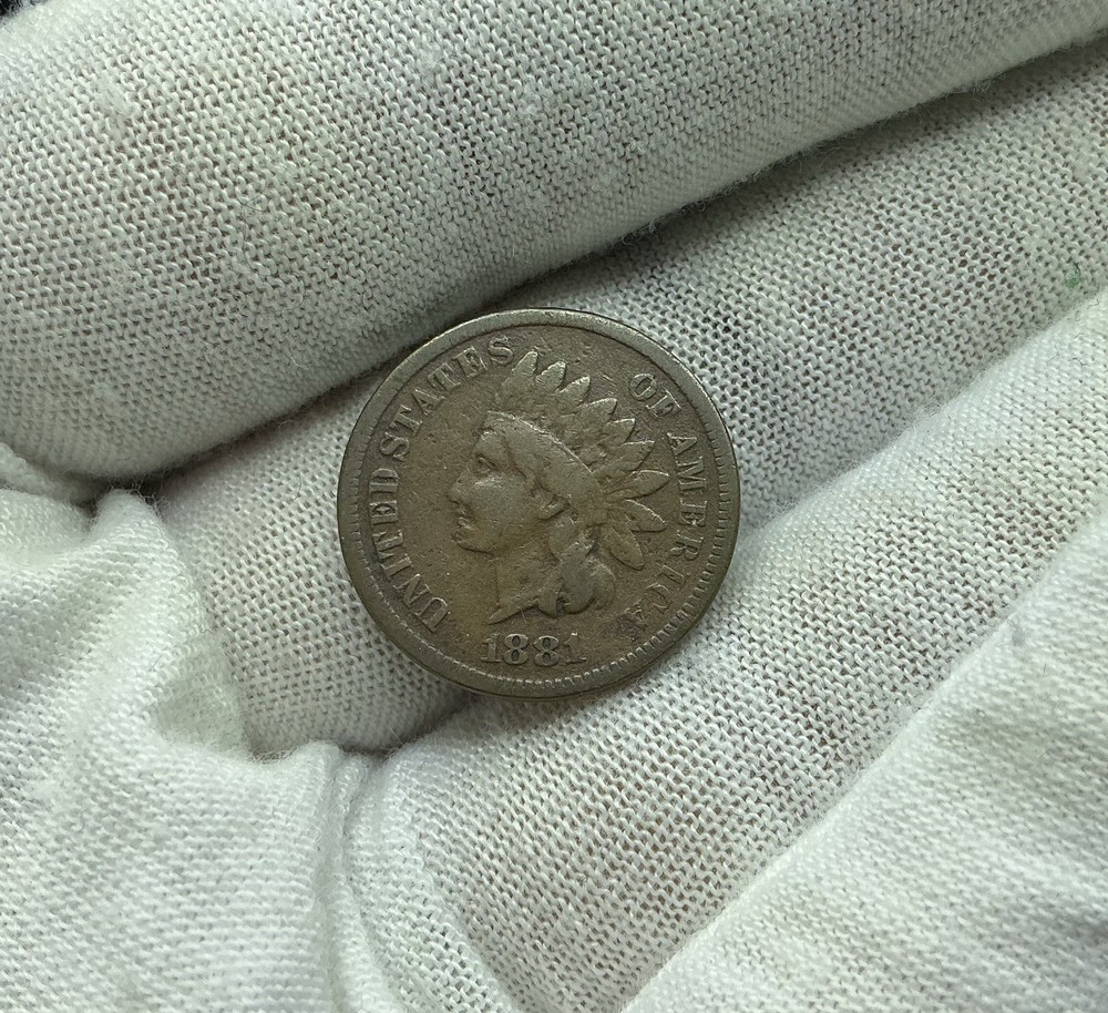 1881 - Indian Head Cent - Exact Coin Imaged A299