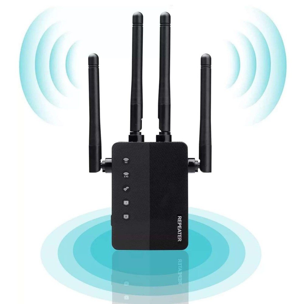 1200Mbps WiFi Range Extender With 4*2dBi External Antennas Fit For Linux System