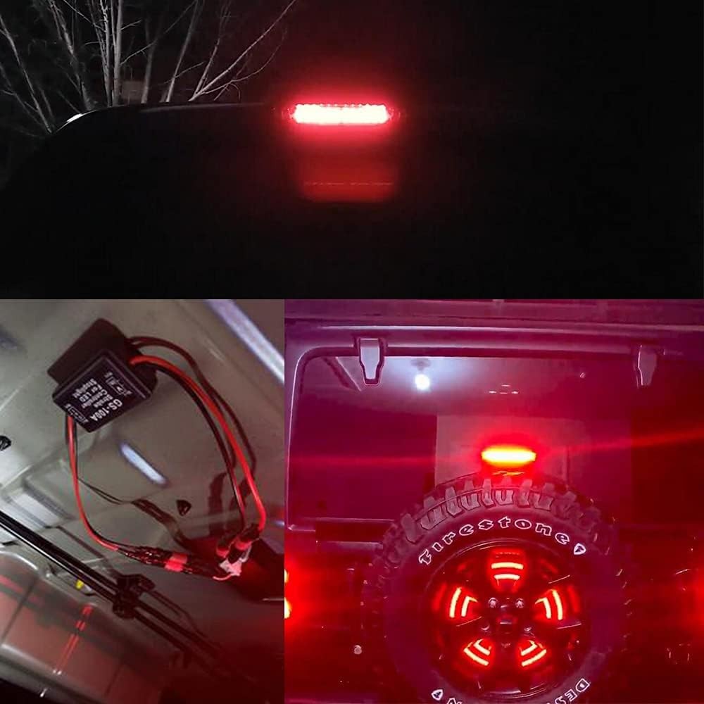 Universal third Brake light Pulsing Strobe Stop Light Flashing Module Controller