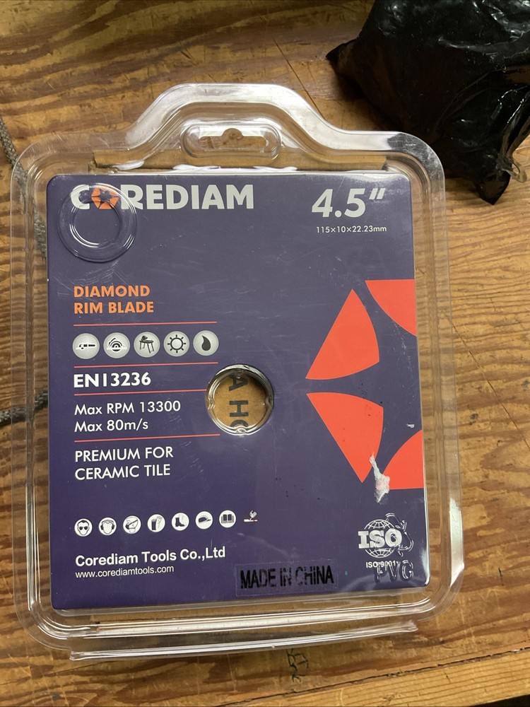 4.5” Diamond Blade, Ceramic Tile
