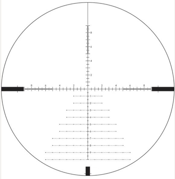 VORTEX DIAMONDBACK 6-24X50 SCOPE W/ SUNSHADE MODEL #EBR-2C (MRAD)