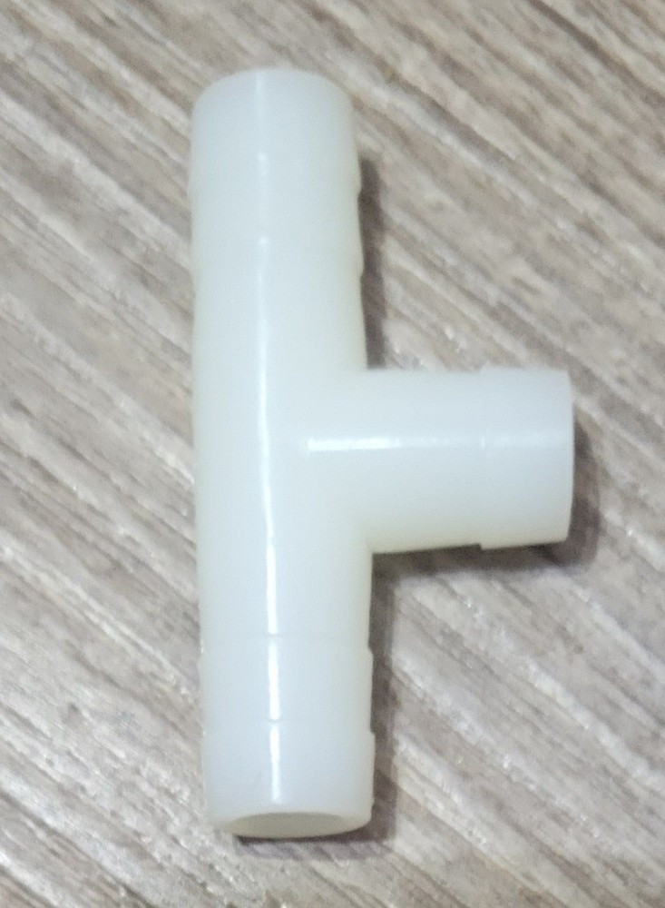 3/8" Tee Fitting Plastic Barb 3 Way Equal T Shaped Fitting Hose Qty 20 NOS