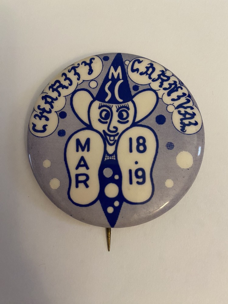 Charity Carnival MSC Pin Back Button P179