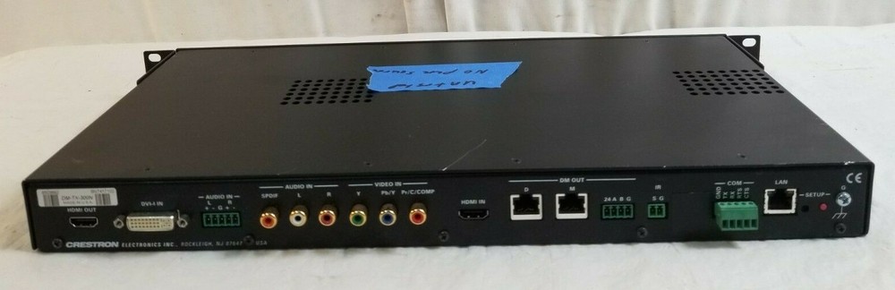 CRESTRON DM-TX-300 Digital Media Transmitter UNTESTED