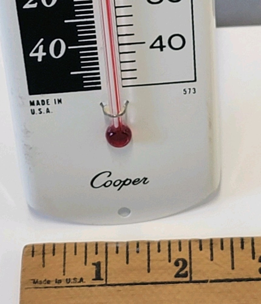 Cooper Black Eagle 10" Wall Hanging Thermometer