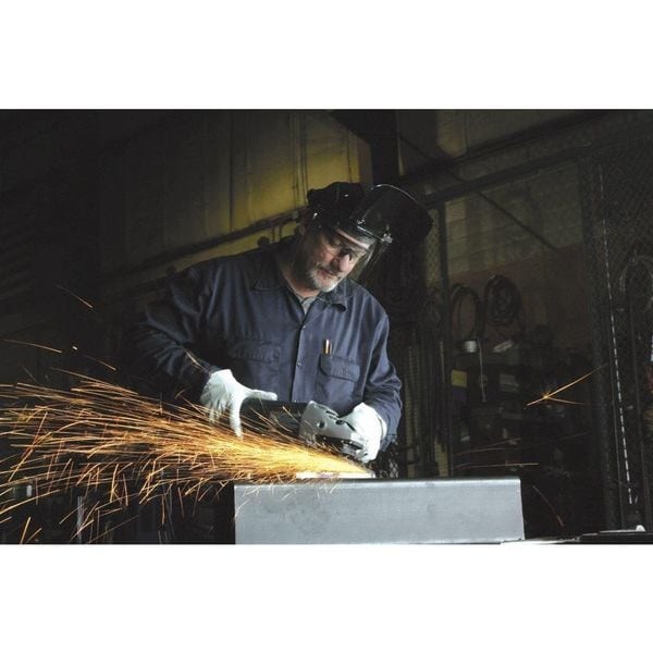 Sellstrom S32161 Ratchet Face Shield Assembly, Clear Visor, Polycarbonate,