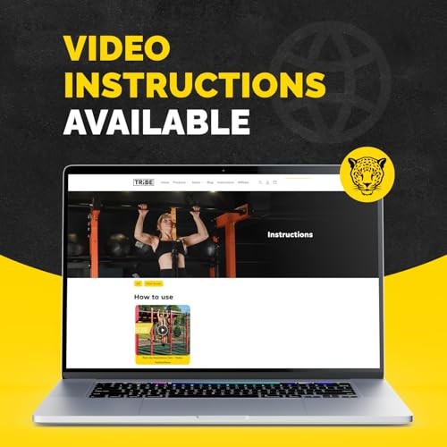 Pull Up Assistance Bands - 4 Heavy Duty Pull Up Bands with Black (Standard)