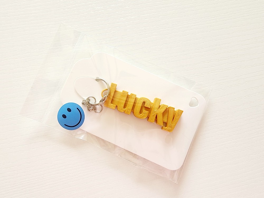 Custom Name Keychain, Personalized Name Keychain, School Name Label, 3D Printed