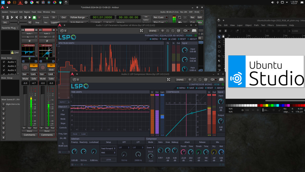 Ubuntu Studio Linux 24.04.4 LTS - Full Install USB Flash Drive - 64 bit