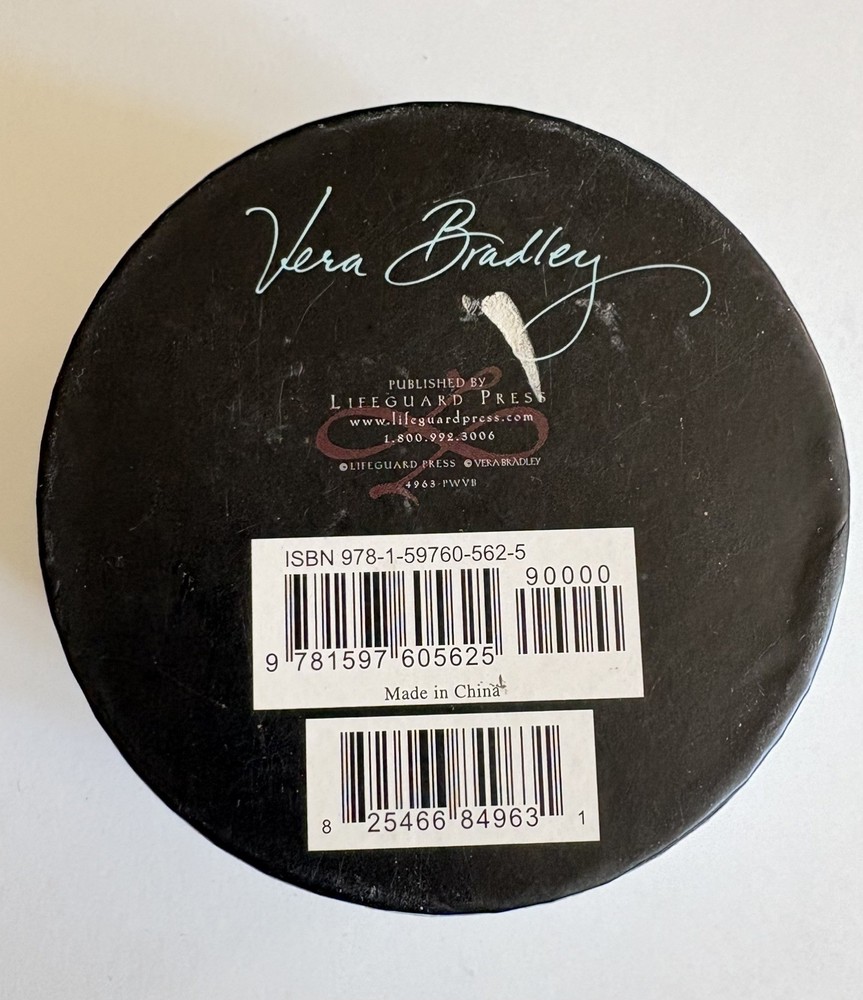 Vera Bradley Java Blue Paperweight with gift box