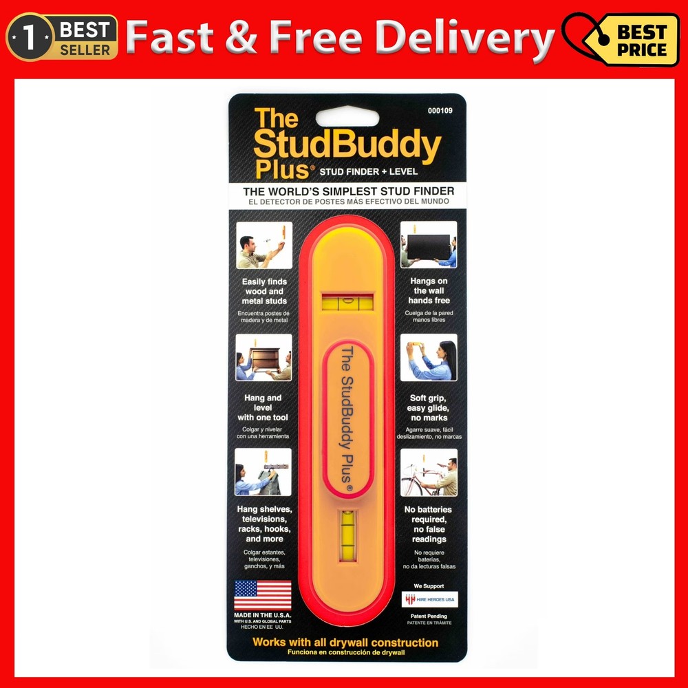 The Studbuddy plus Magnetic Stud Finder