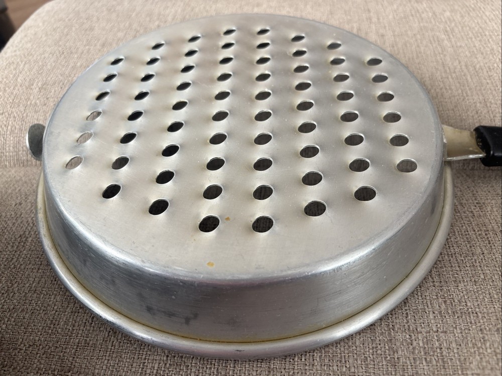 Vintage Spaetzle Maker ~ Aluminum Kitchen Tool ~ Handle ~ Pan Lip