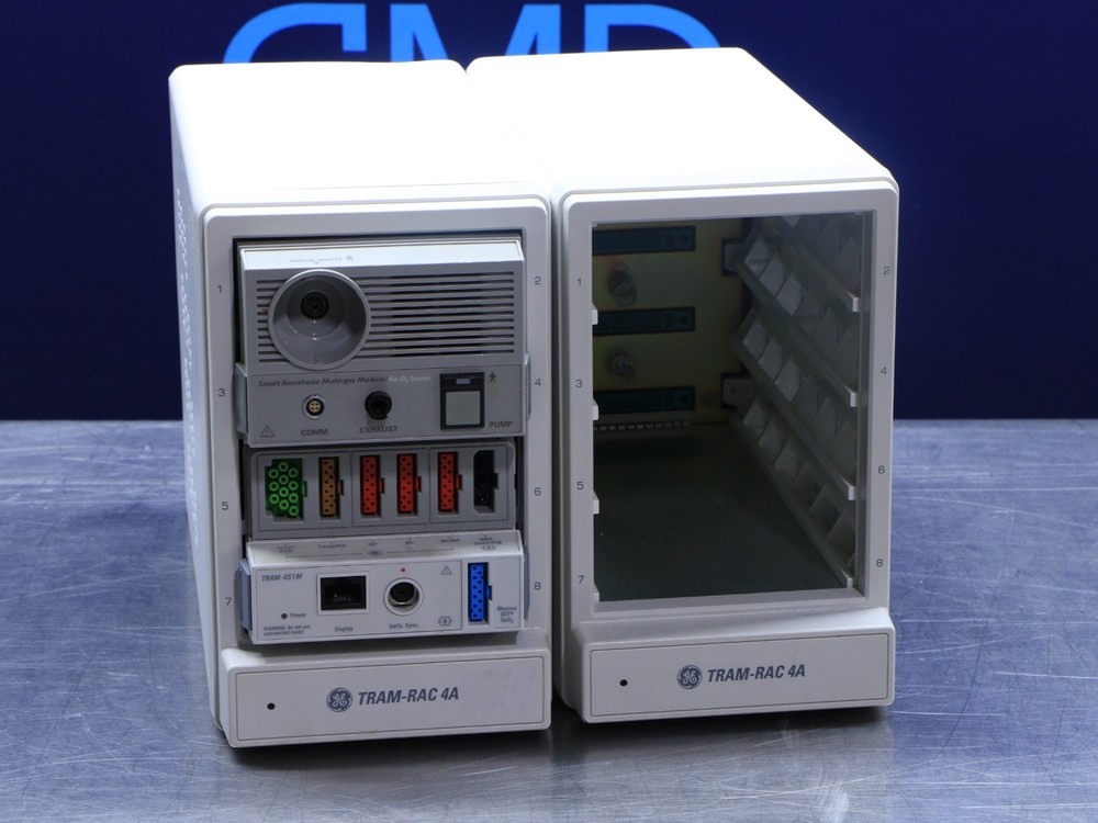Ge Medical Systems TRAM-RAC 4A Module Rack with Modules