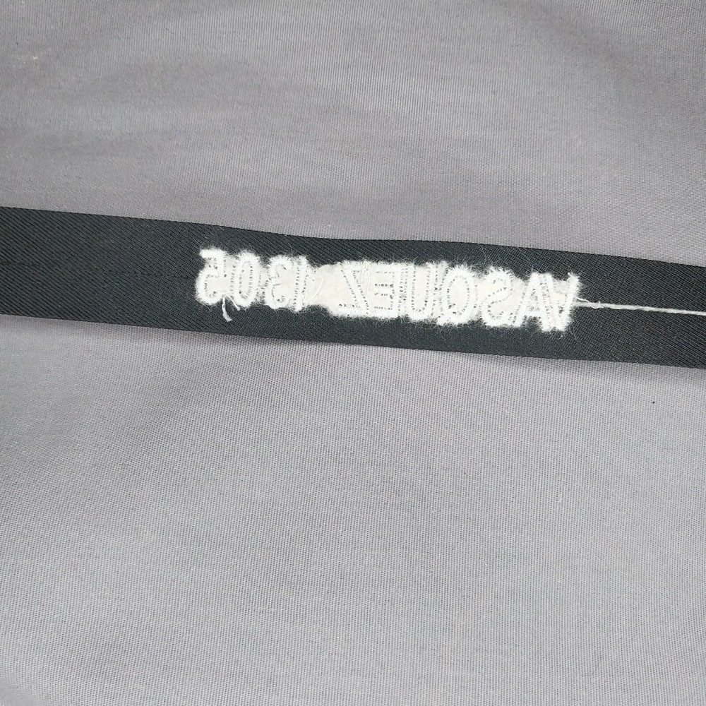 VASQUEZ 1305 Name Strip Tab Patch 7 3/4"