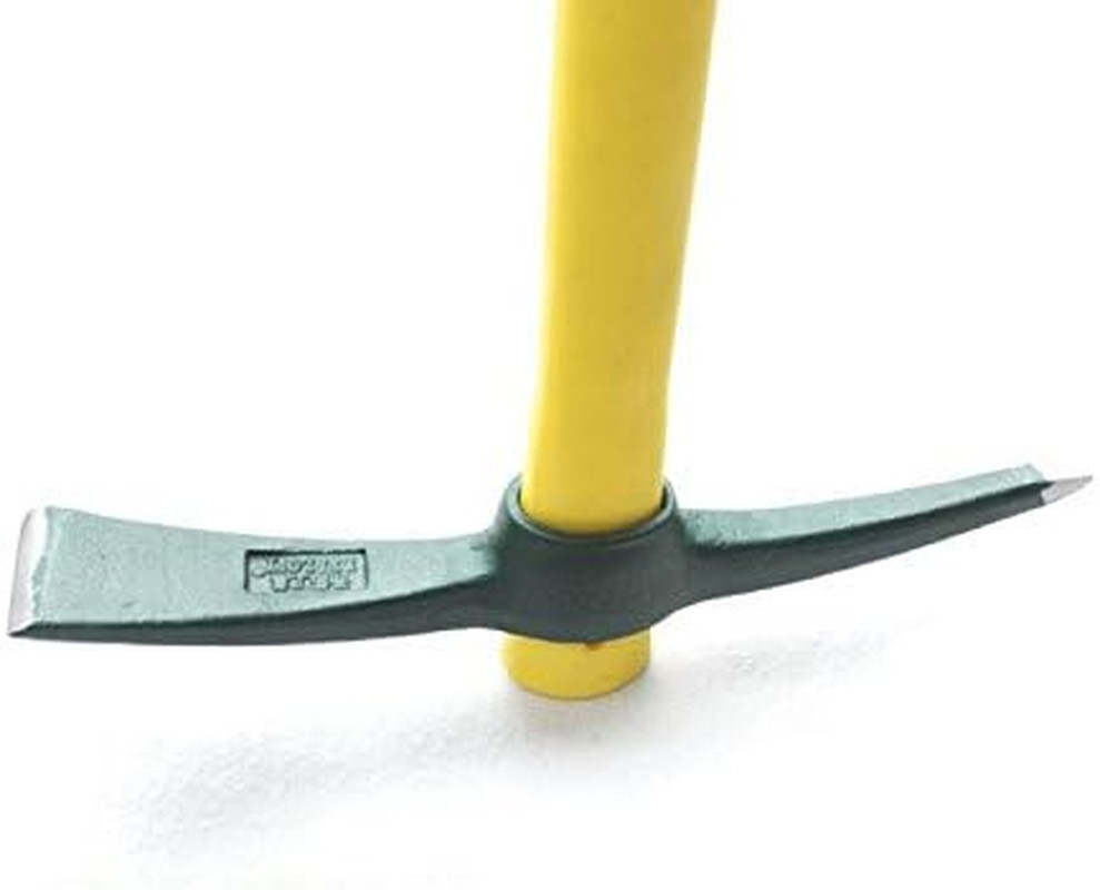 Outdoor Camping Fiberglass Handle Small Size Tools Pickaxe