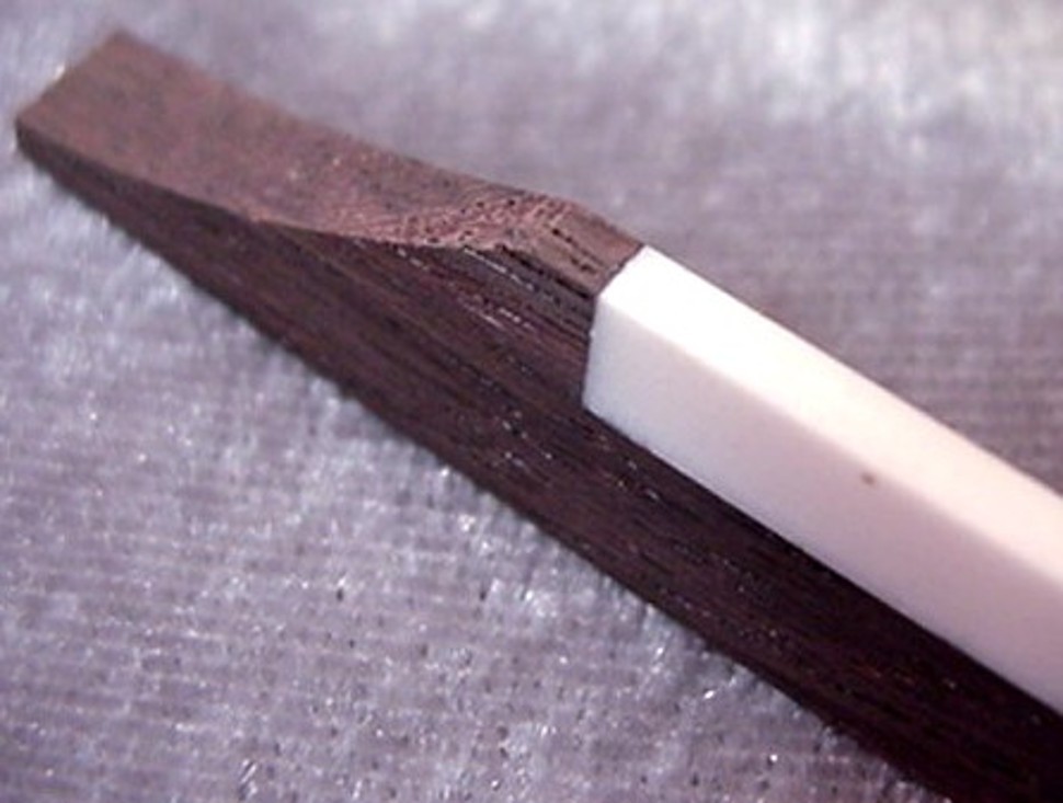 FLAT TOP MANDOLIN BRIDGE WITH SADDLE FOR GUITAR MAKER