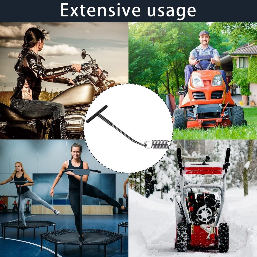 2-Piece T-Shaped Exhaust Spring Puller Tool Set – Lightweight & Durable Design