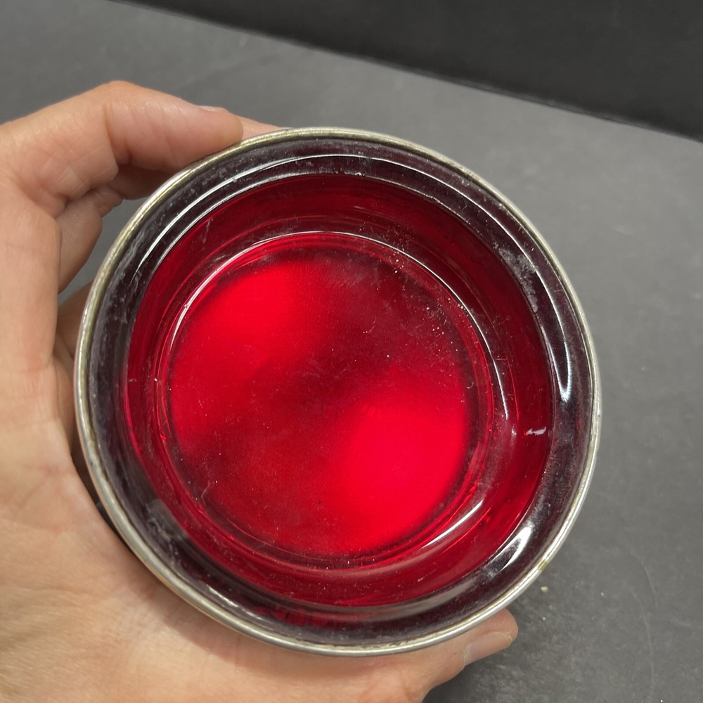 F.B.Rogers Silver Co 775 Ashtray Coasters (2) Ruby Red 1883 Trade Mark