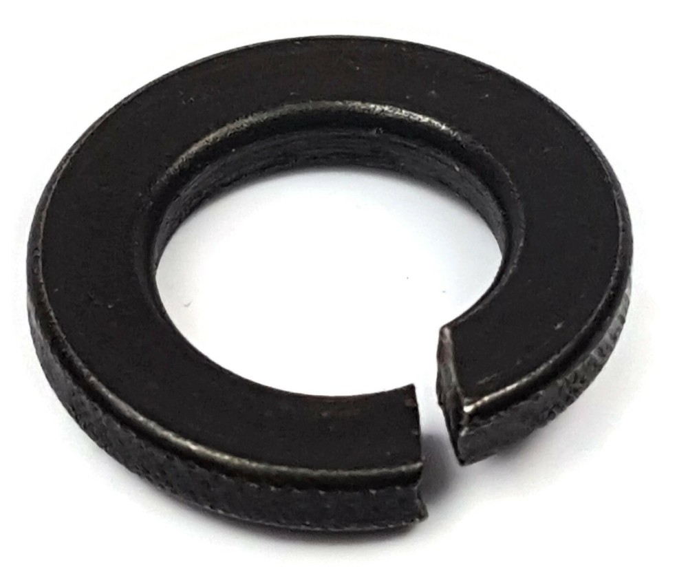 Black Oxide Stainless Steel Lock Washers Medium Split Ring - Sizes #2 to 1/2"