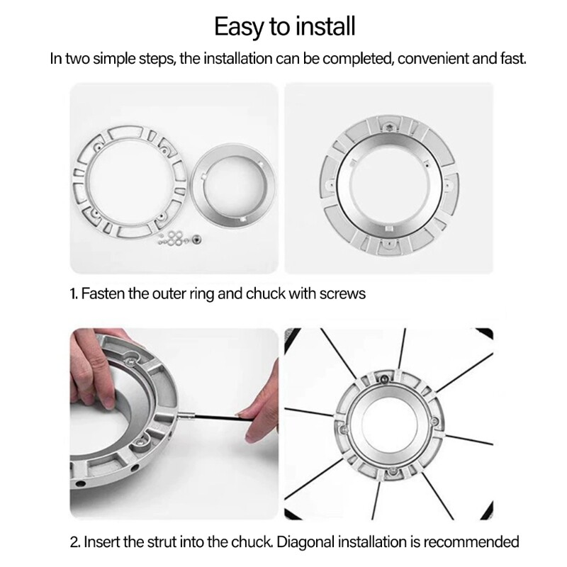 Reliable Metal Bowen Mount for Efficient Light Adjustment in Any Setting